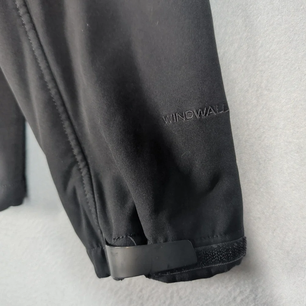 The North Face Jacket Mens XL Black Apex Bionic Softshell Windwall Fleece Lined